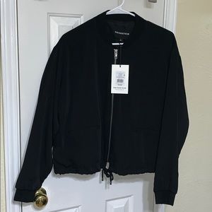 BLACK BOMBER JACKET